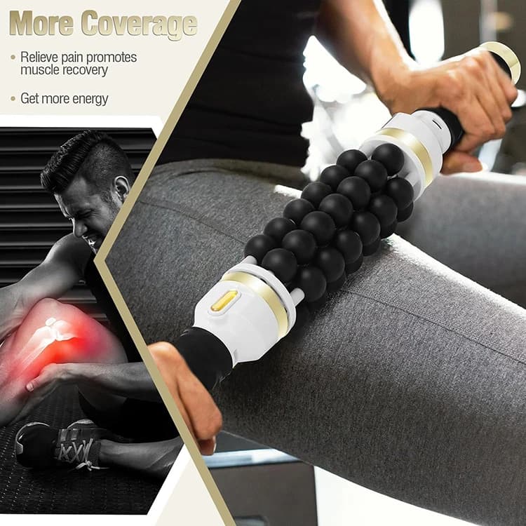 Electric Roller Massage Gun for Massage Relaxation Muscular Massage for Lifting Athletes and Muscular Recovery