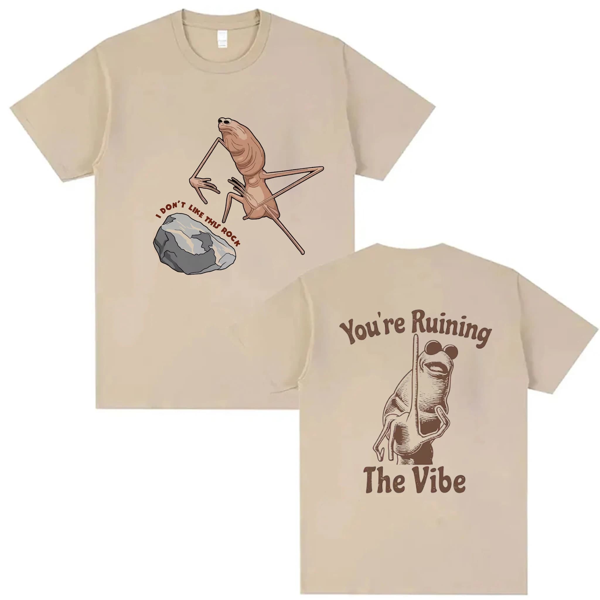 T-shirt Marcus The Worm per uomo donna Y2k abbigliamento design stampato cotone manica corta girocollo maglietta streetwear abbigliamento Y2k