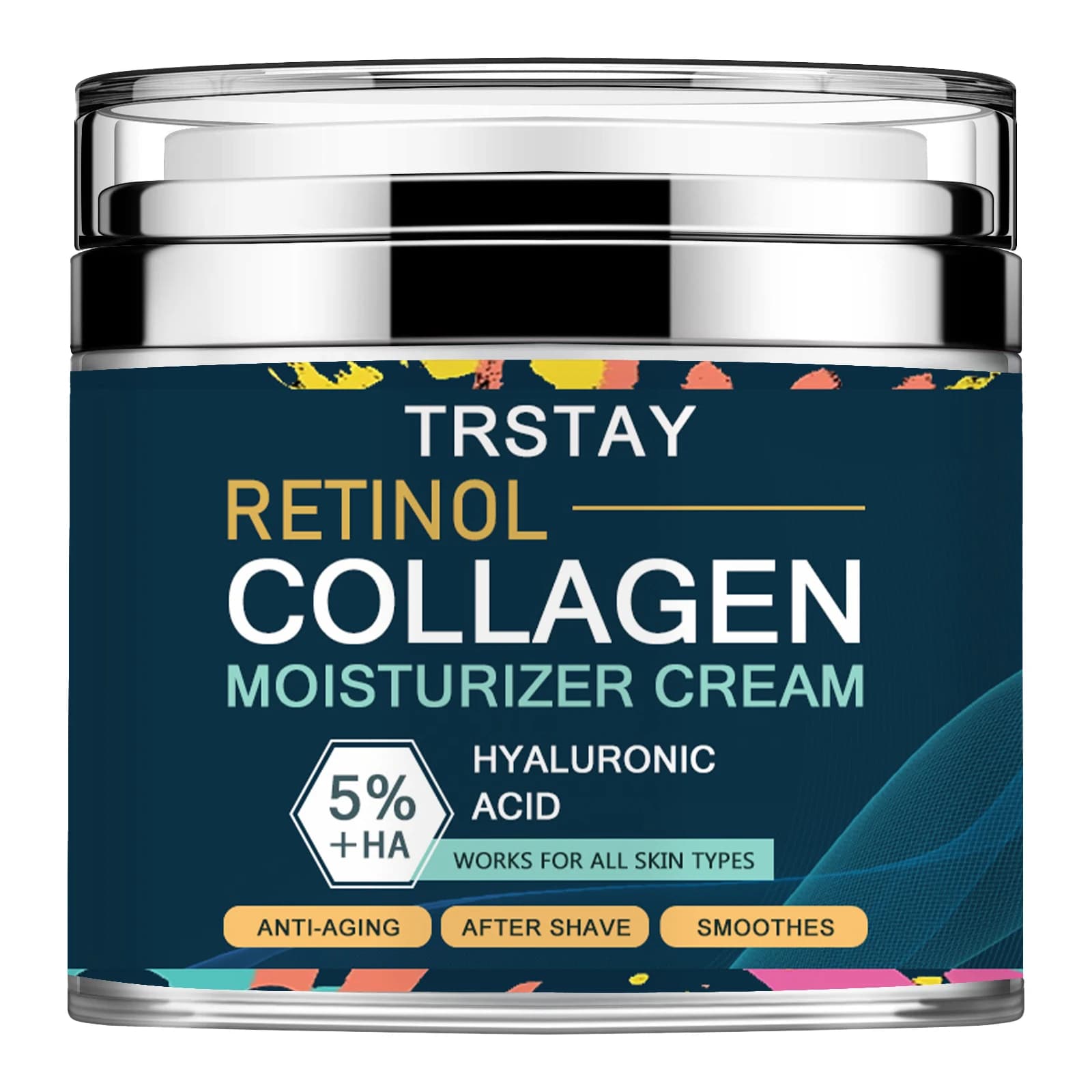 Human face moisturizing cream, facial collagen cream with day and night hyaluronic acid nourishing and moisturizing for men (50 ml 1.