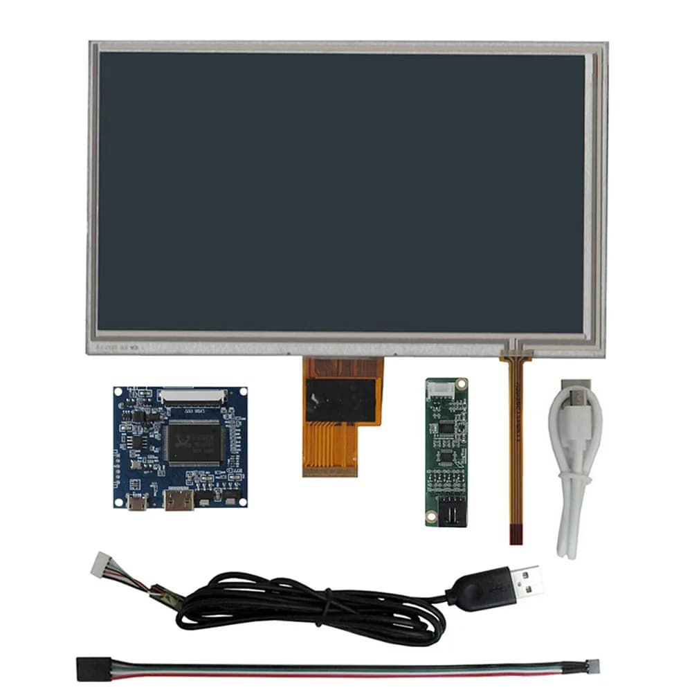 Plug and play kit display touch da 8 pollici schermo 1024x600 scheda di controllo driver HDMI per schermo secondario del computer fai da te Raspberry Pi