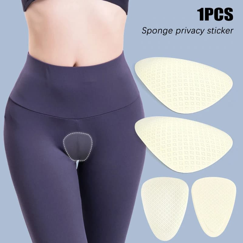 1Pc Camel Toe Concealer Reusable Traceless Invisible Adhesive Sponge For Women Leggings Swimwear Activewear Waterproof Cover Pad