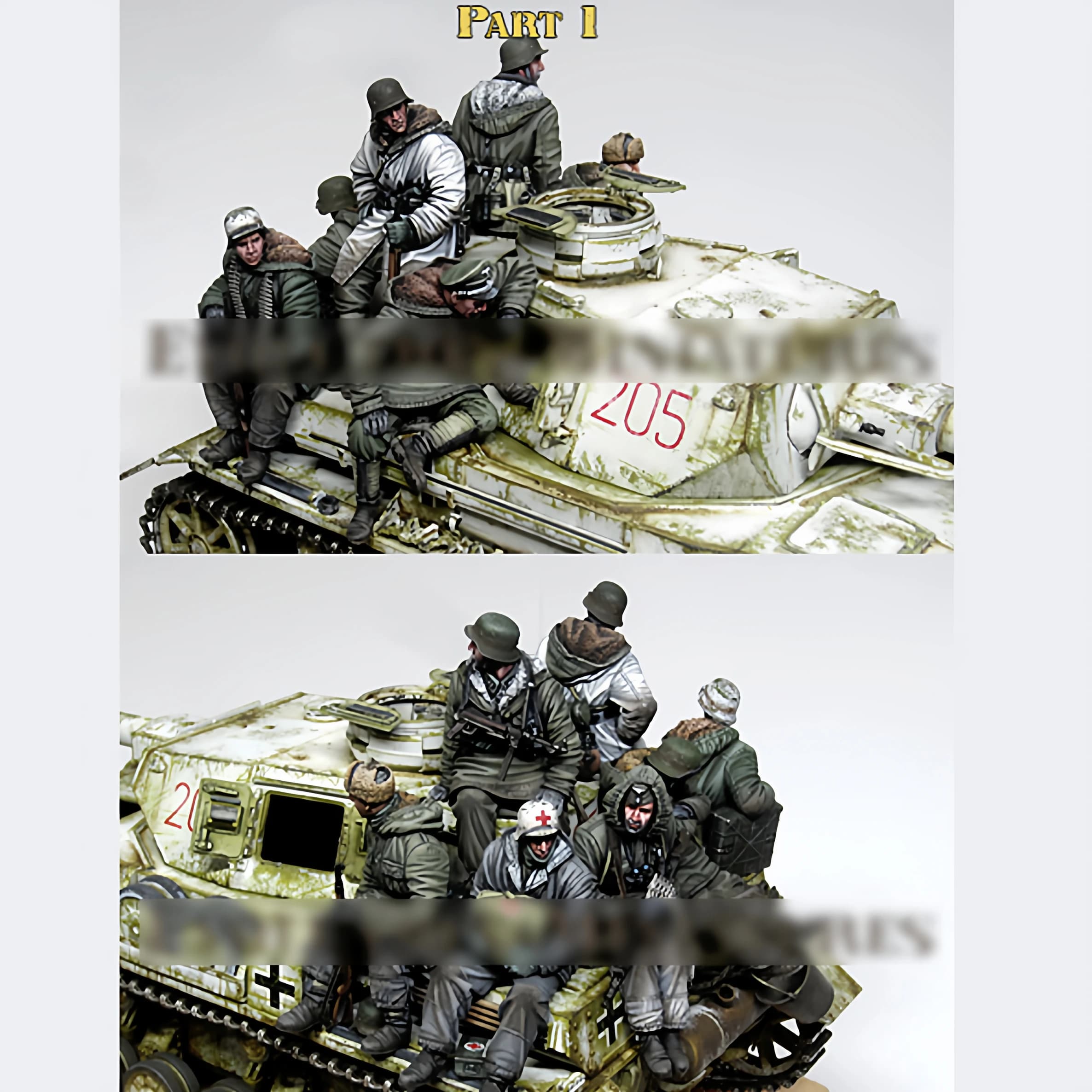 Kit modello soldato in resina 1/35 figura incolore e autoassemblata (set da 8 persone) A-2157