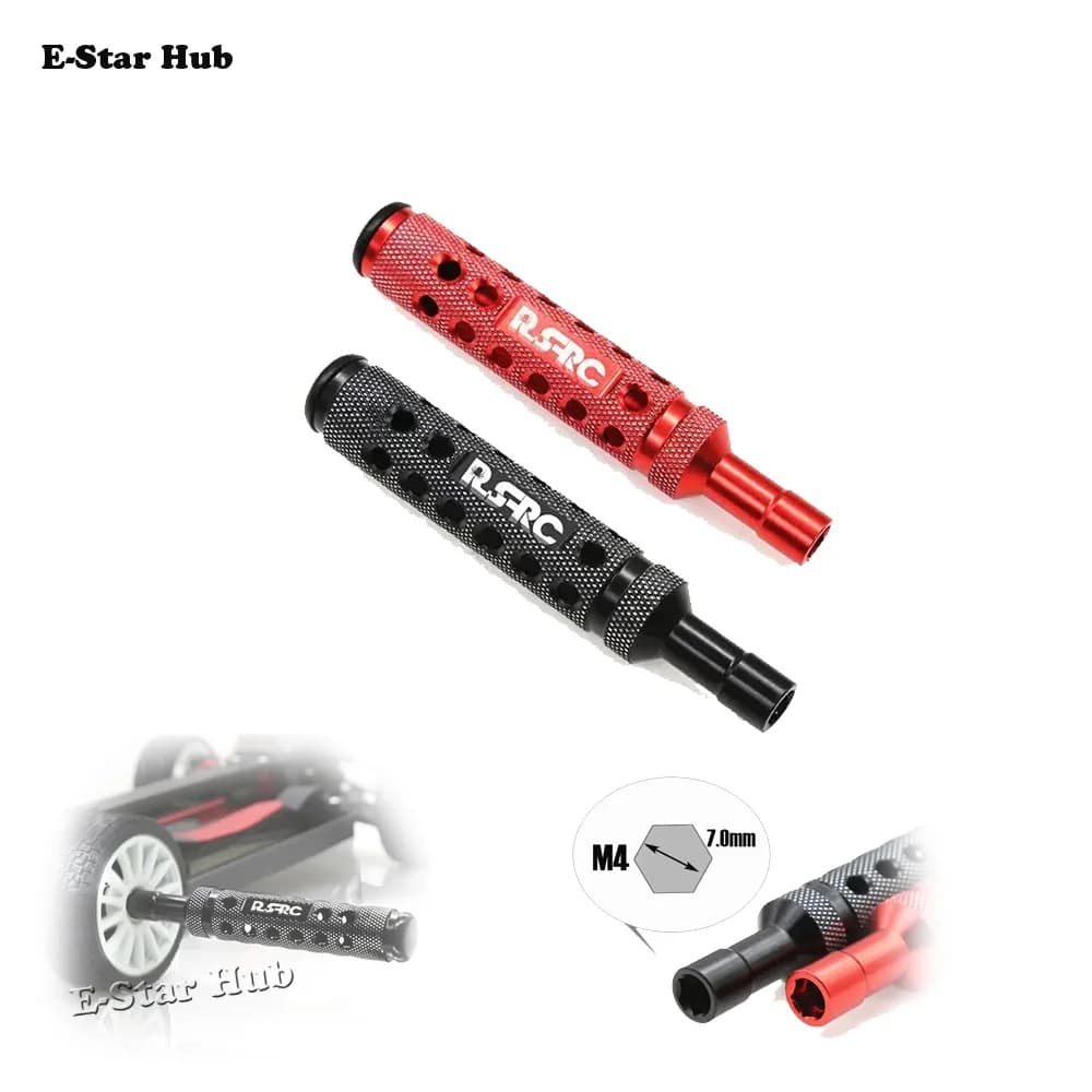 Strumenti per chiavi a manicotto per dado ruota di bloccaggio M4 per camion fuoristrada modello 1/10 telecomando per pneumatici modello RC auto cingolata