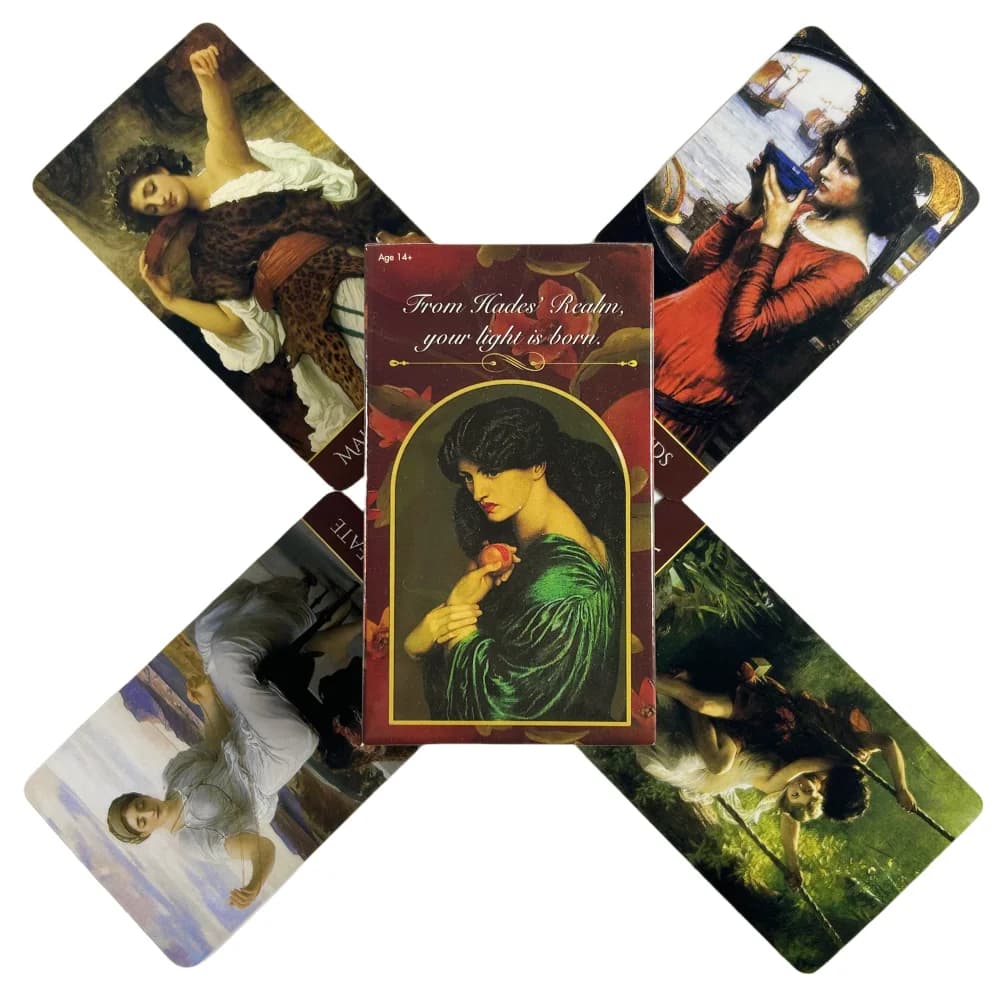 Tarot of Persephones Carte da giardino Un mazzo da 78 Oracle English Visions Divination Edition Borad Playing Games