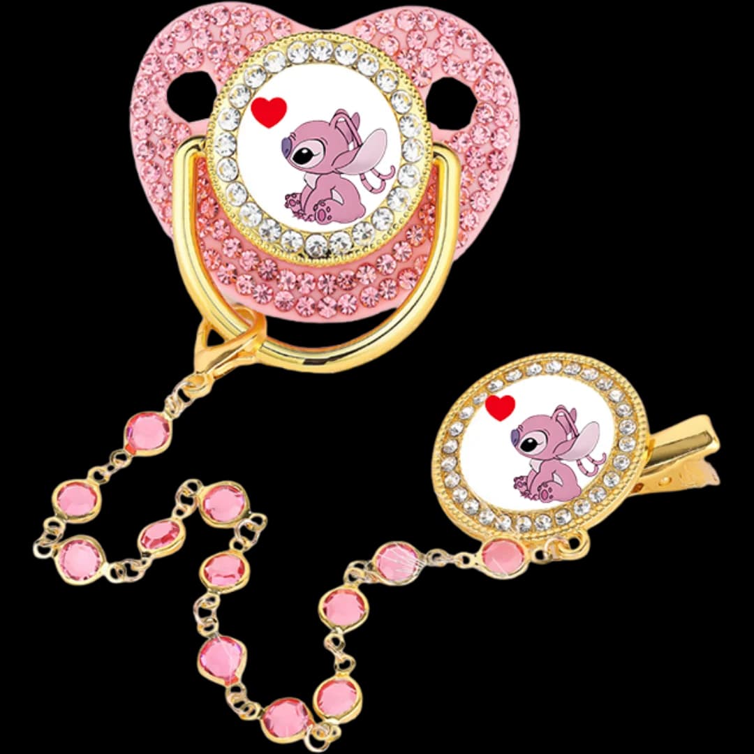 Baby feeding oral chewing teething anime printed pacifier glittering pacifier bisphenol a free silicone baby pacifier dummy