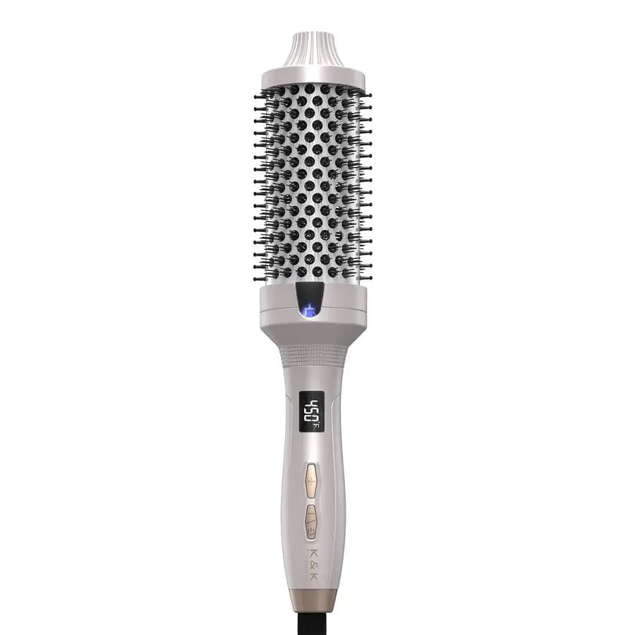 Heat-dried Thermal Brush for Styling and Volume, with 1,7 Inch Reheated Roller, Hairstyle Tool and Hair Plate