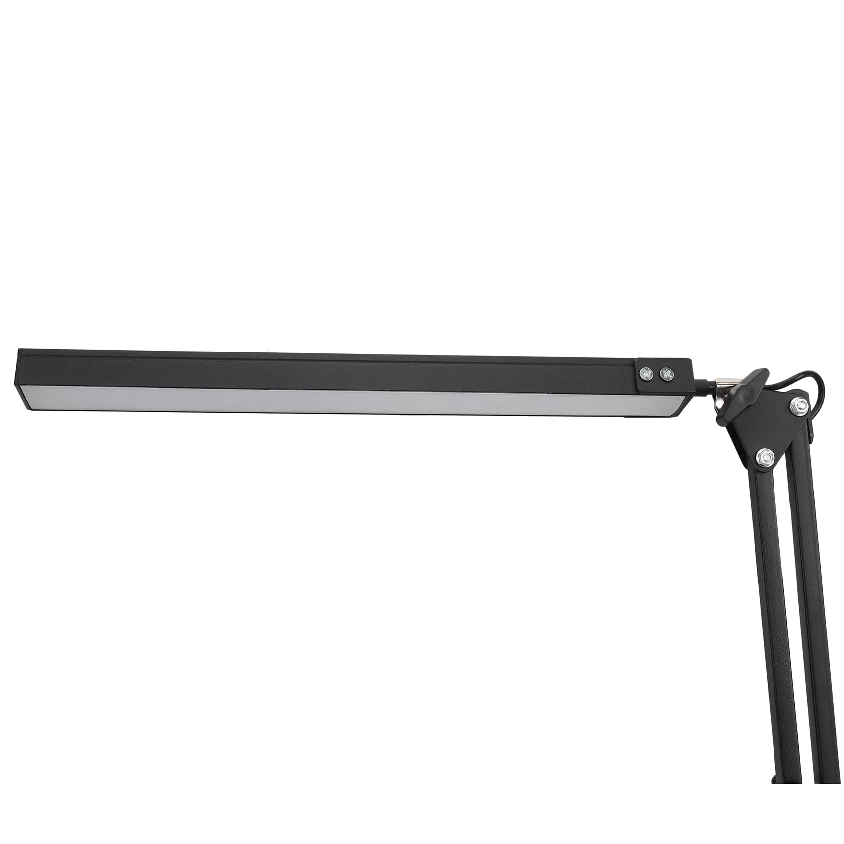 Lampada da scrivania a LED AA19 2X con morsetto, lampada da scrivania con braccio oscillante regolabile, lampada da tavolo moderna per architetto per studio/lettura/ufficio/lavoro