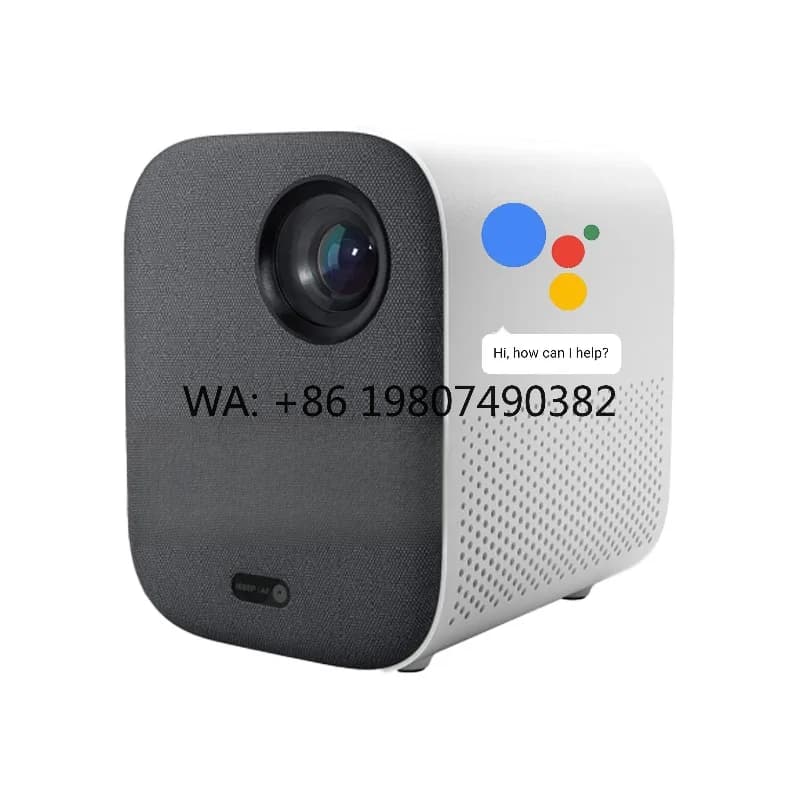 Proiettore Smart Mini Compatto Versione Globale 1080P Supporto 4K Android BT WiFi Google Assistant Portatile Home Theater