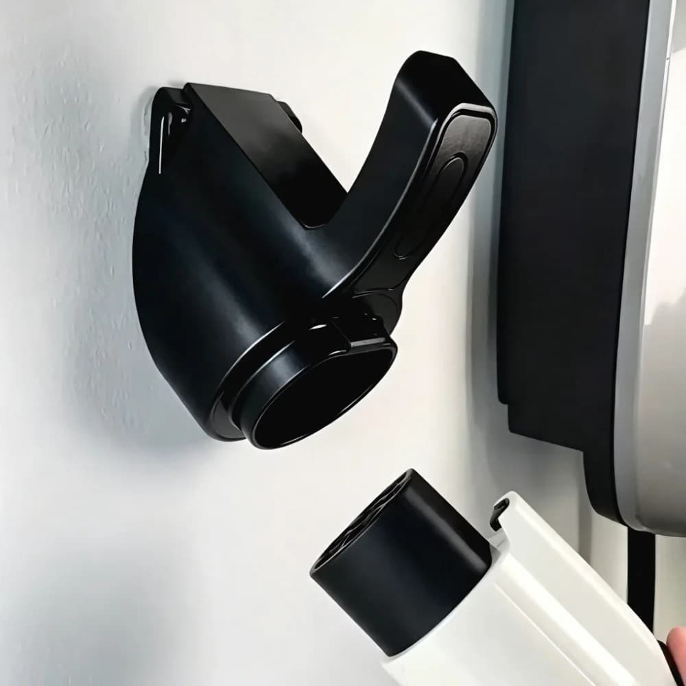 Wall‑Mount EV Charger Holder Type1/2 Socket Electric Vehicle Charging Cable Organizer Electric Car Charger Cable Storage Bracket