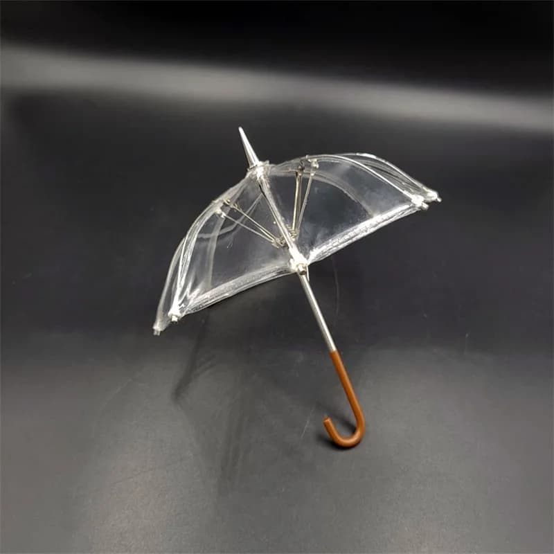 Piccolo 1/12 Soldato Accessori Scena In Miniatura Mini Ombrello Trasparente Modello Giocattolo Misura 6 ''Action Figure Corpo In Magazzino