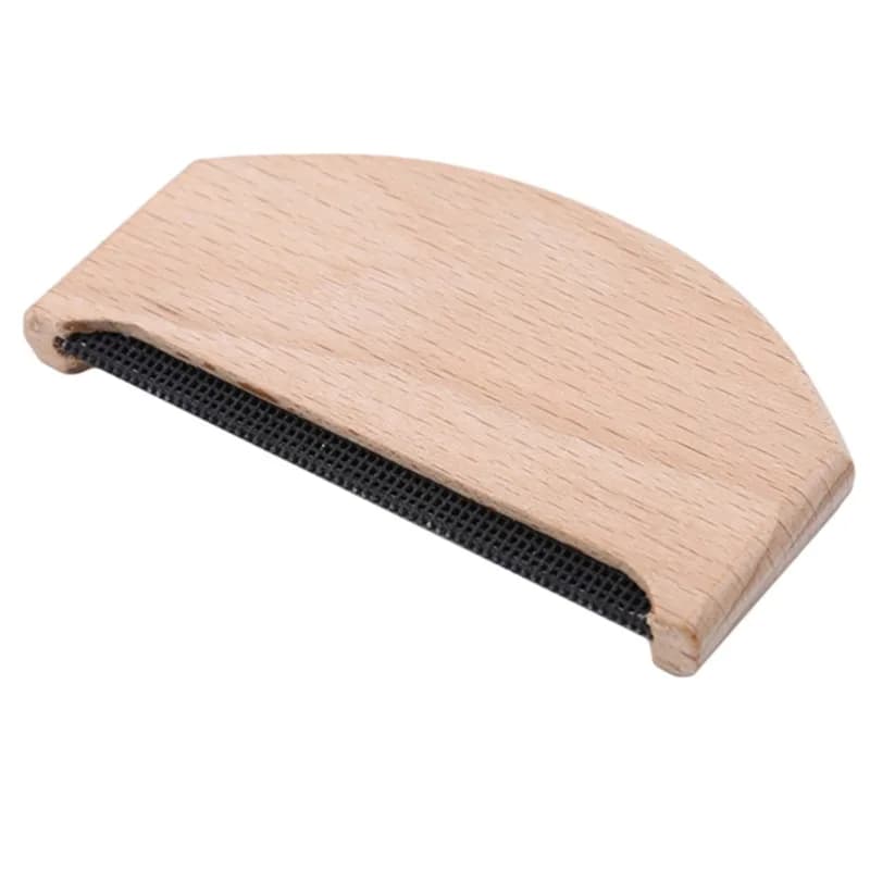Manual Wooden Lint Remover Portable Fabric Shaver Sweater Lint Trimmer Comb 1PC Clothes Epilator For Garment Surface Cleaning