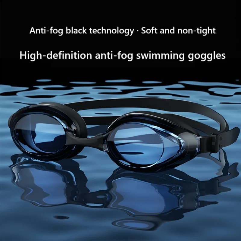 2-piece swimwear with anti-fog and high-definition vision for people with myopia, with grade-proof anti-fog