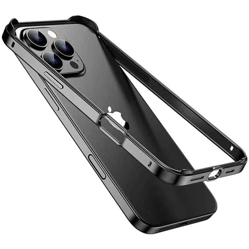 Custodia paraurti in metallo con telaio in lega di alluminio per IPhone 16 15 14 13 12 11 Pro Max Plus E 16E 16Pro I16 ProMax Cover interna morbida per telefono