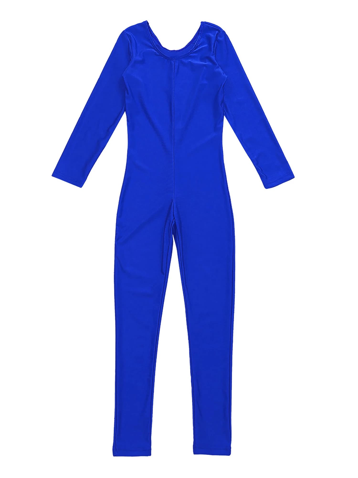 Costume da Ginnastica Ritmica per Bambine, Pattinaggio Artistico, Danza Classica, Tuta in Spandex a Maniche Lunghe, Body, Costume da Bagno