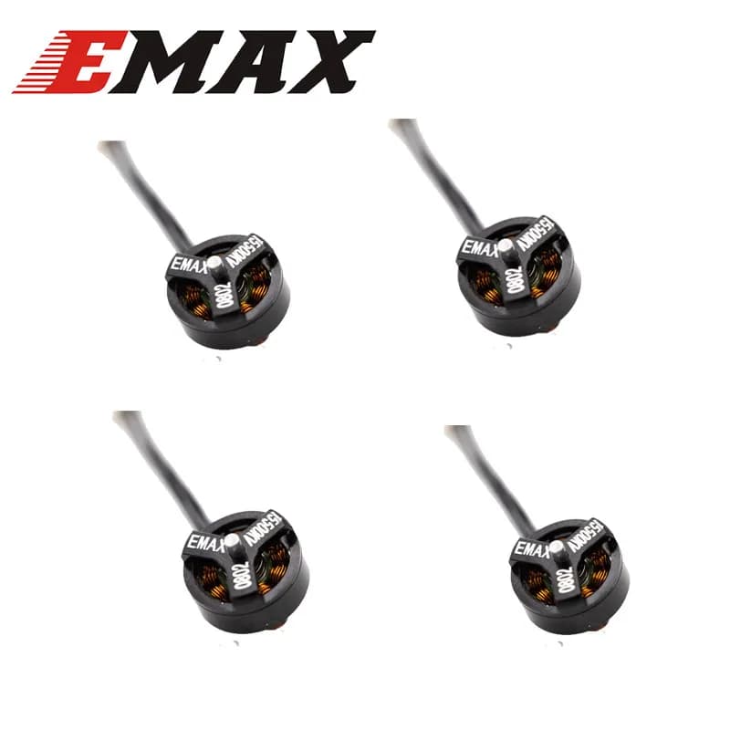Emax 1/2/4/8 Pezzi TinyhawkS Ricambio Motore Brushless 0802 15500KV 1-2S per Drone FPV da Corsa Quadricottero Multicottero Multirotore