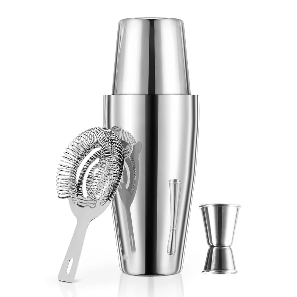 4/5 pezzi professionale Boston cocktail shaker set barista in acciaio inossidabile tazza di vino cocktail mixer Martini cocktail shaker bar set