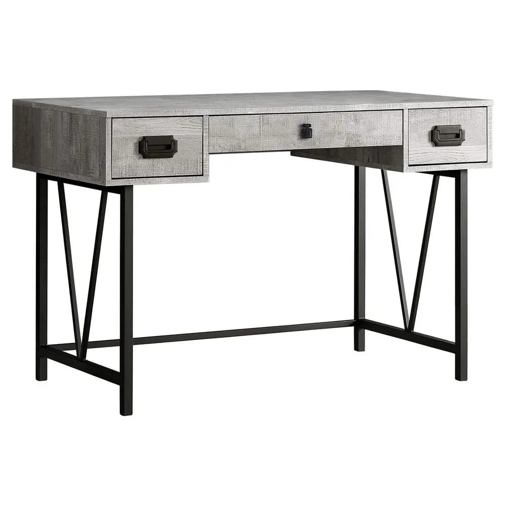 Scrivania Moderna 60x24 con Finitura Laminata Resistente e Gambe Sottili, Ideale per Gaming, Casa o Ufficio, Postazione di Lavoro Indipendente