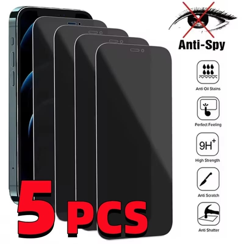 1-5PCS Privacy Vetro Temperato Per Samsung Galaxy S25 S24 Ultra S23 FE S22 Plus S21 S20 S10 S10e S25 + Anti Spy protezione dello schermo