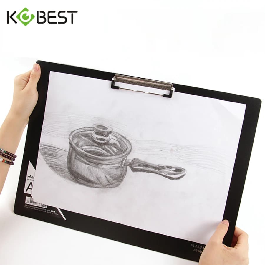 Appunti A3 - Appunti per schizzi da esterno, clip per tavolo da disegno 8K, blocco note per studenti, porta documenti per ufficio