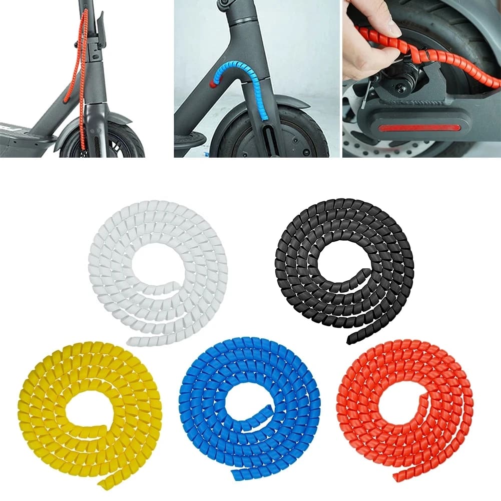 1M Winding Protection Line Winding Tube For Xiaomi M365 Pro Max G30 Universal Electric Scooter Cable Protection Sleeve Parts