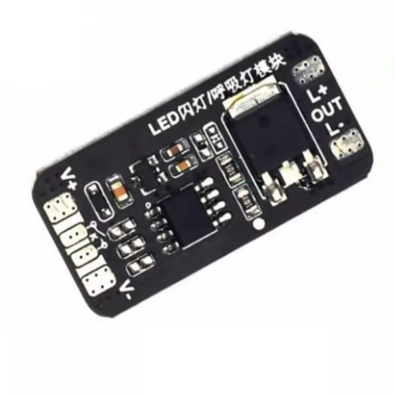 6A 72W 3-24V Modulo luce respiratoria Luce multifunzionale Scheda di controllo ambientale per le vacanze Dissolvenza su sbiadimento Flash veloce Flash lento
