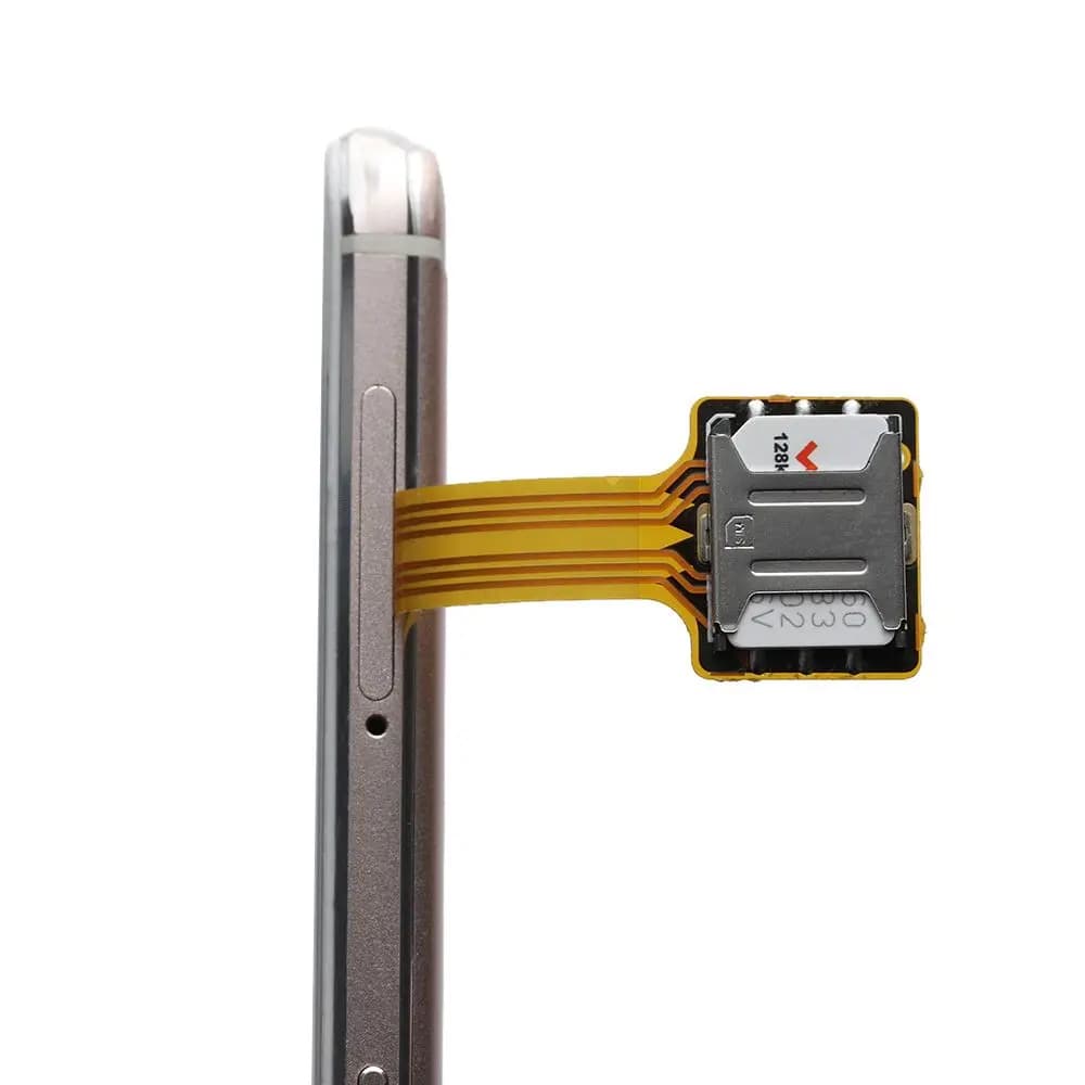 Pratico Adattatore TF DIY Nano Cato per Micro SD, Estensore Dual SIM, Slot Ibrido per Scheda SIM