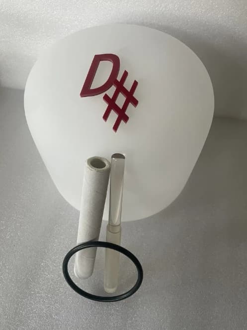 Factory Special Offer Processing 11" frosted crystal singing bowl with 432hz perfect D# D Sharp note Adrenals chakra