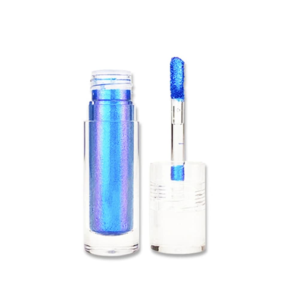 Private Label Optical Chameleon Eyeshadow Liquid for Eye Lip Custom Logo Makeup Waterproof Cosmetic Wholesale Transparent Bottle