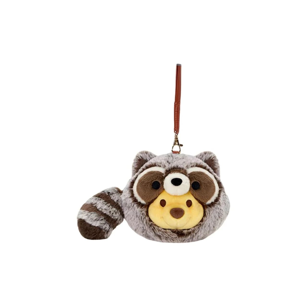 Disney Raccoon, Lanyard Portable Card Holder Document Storage Bag Passport Holder Dolls Plush Charm Height 11cm 400060411585