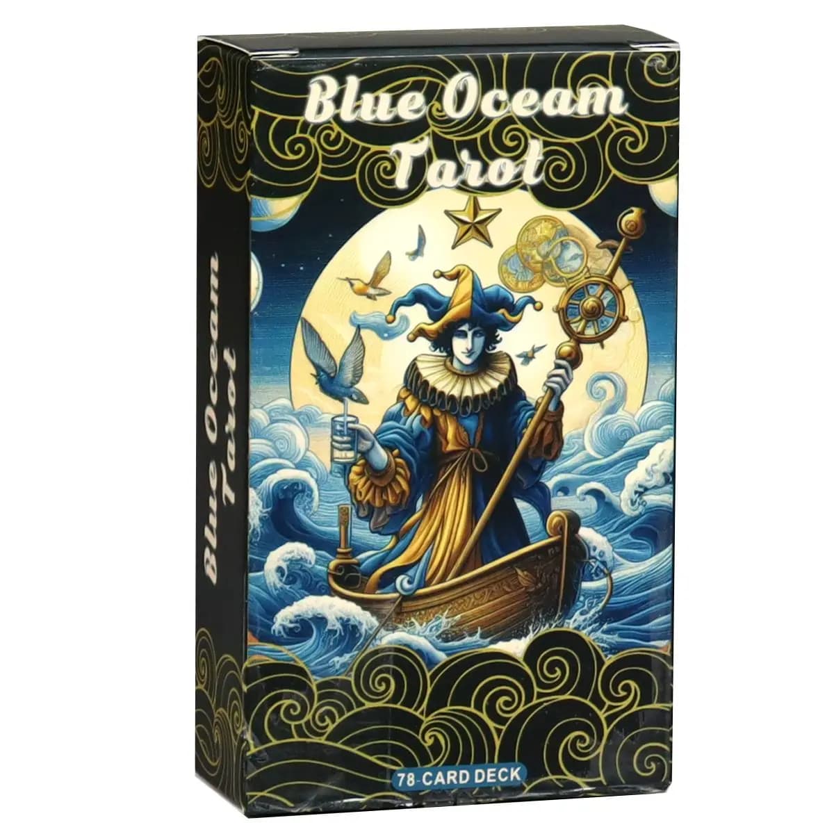 10.3*6cm Unique Oracle Card Deck 78 Ocean Wave Tarot Cards Deck