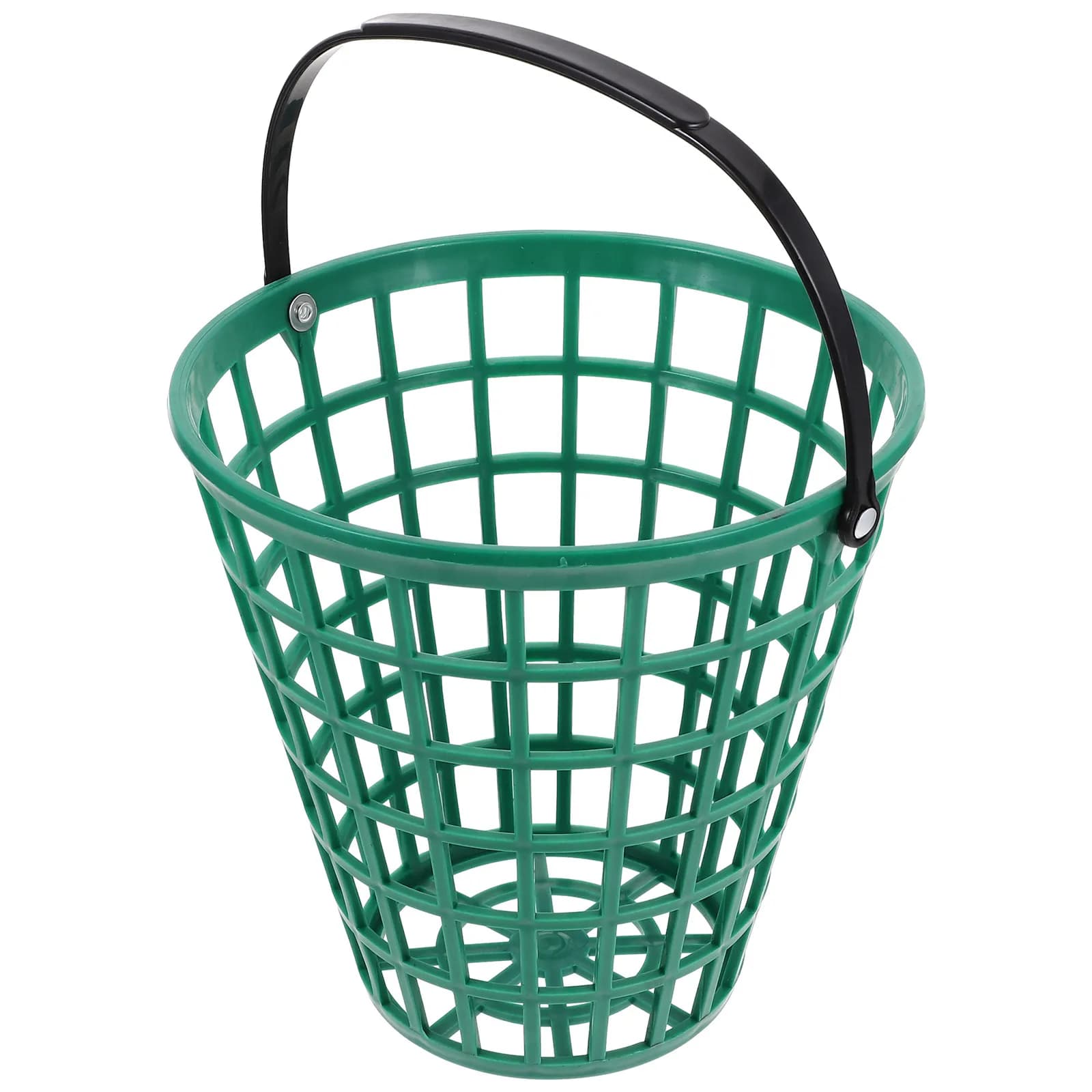 Contenitore per Palline da Golf da 75 Pezzi, Cesto Impilabile con Comoda Maniglia Girevole, Accessorio per Uso Esterno Intensivo e Campi da Allenamento