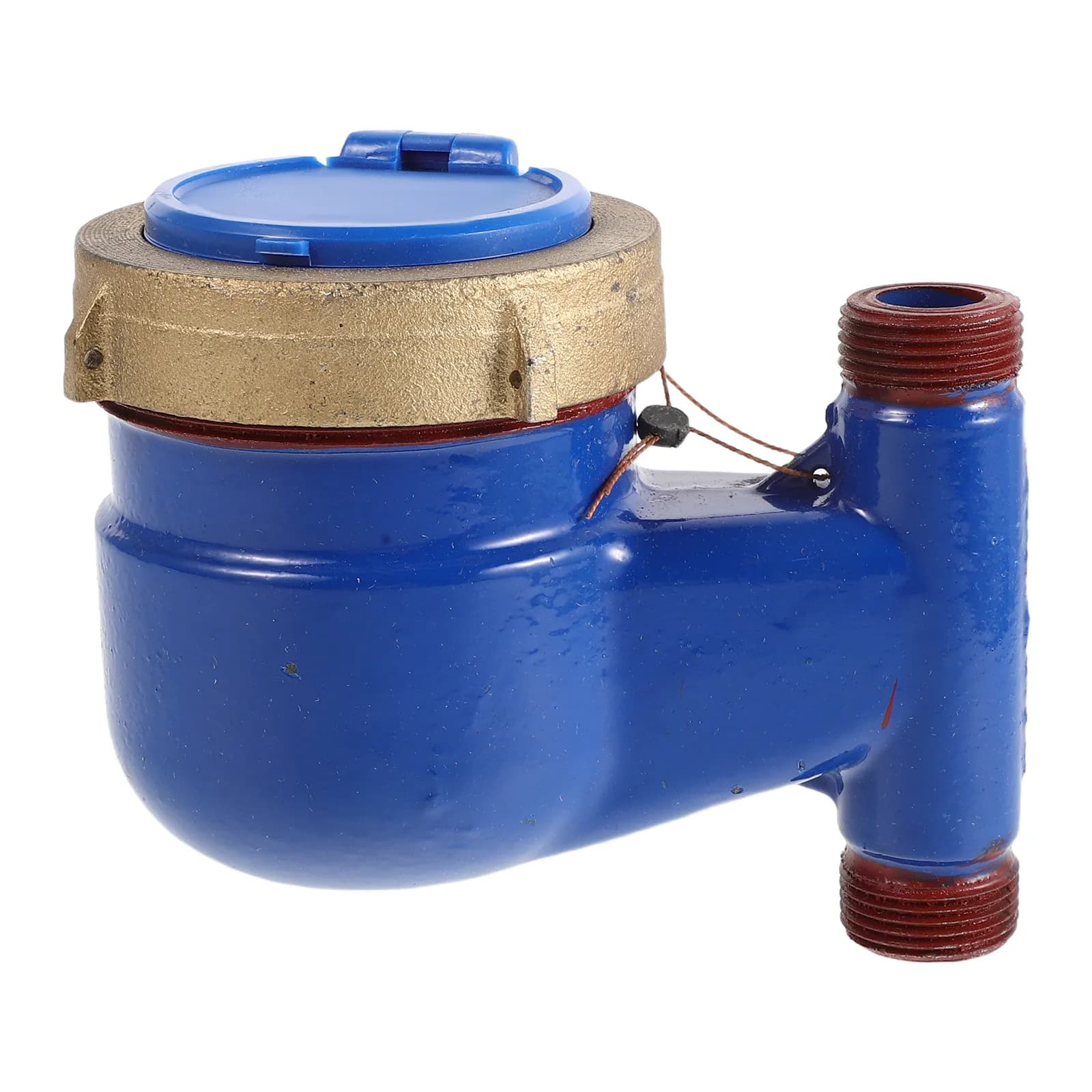 Vertical Pipe Water Meter Dn15 Rotary Vane High Sensitivity Leakproof Dripproof Home Water Usage Monitoring Garden Hose