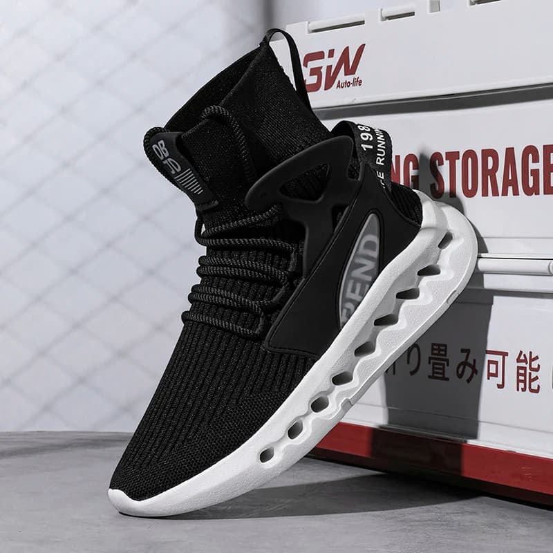 Stivaletti da uomo firmati Scarpe casual comode invernali Stivali elasticizzati Calzini sportivi alla moda Scarpe Sneakers alte leggere