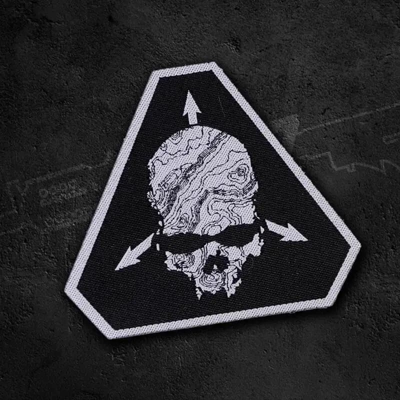 TAD Mission Ability Emblem Hook&loop Tactical Morale Badge Skull Military Patch Skeleton triangle Armband Embroidery on Clothes