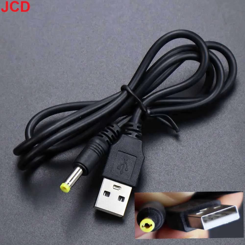 JCD 1 pz 80 cm 5 V USB A DC Cavo di Ricarica Cavo di Ricarica 4.0x1.7mm Spina 5 V 1A Cavo di Ricarica di Alimentazione Per PSP 1000/2000/3000