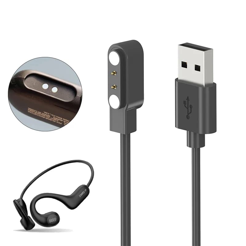 USB charging cable for QCY T22 Crossky Link Bluetooth wireless headset Power charger Sports accessories