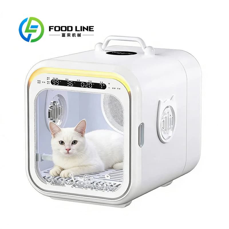 Asciugatrice per Animali Domestici Personalizzata, Ecologica e Conforme alle Norme, Asciugatura Automatica per Gatti, Cani, Cuccioli e Gattini, Uso Domestico e Professionale