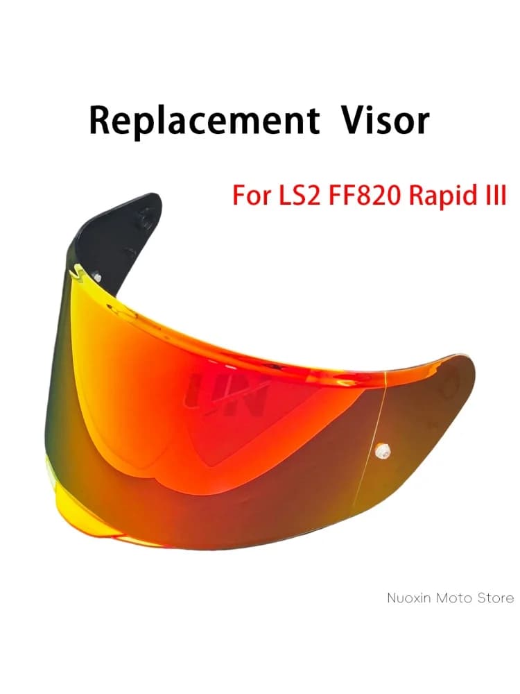 Motorcycle Helmet Visor Viseira For LS2 FF820 Rapid III Full Face Helmet Replacement Lens Moto Helmet Face Shield Parts