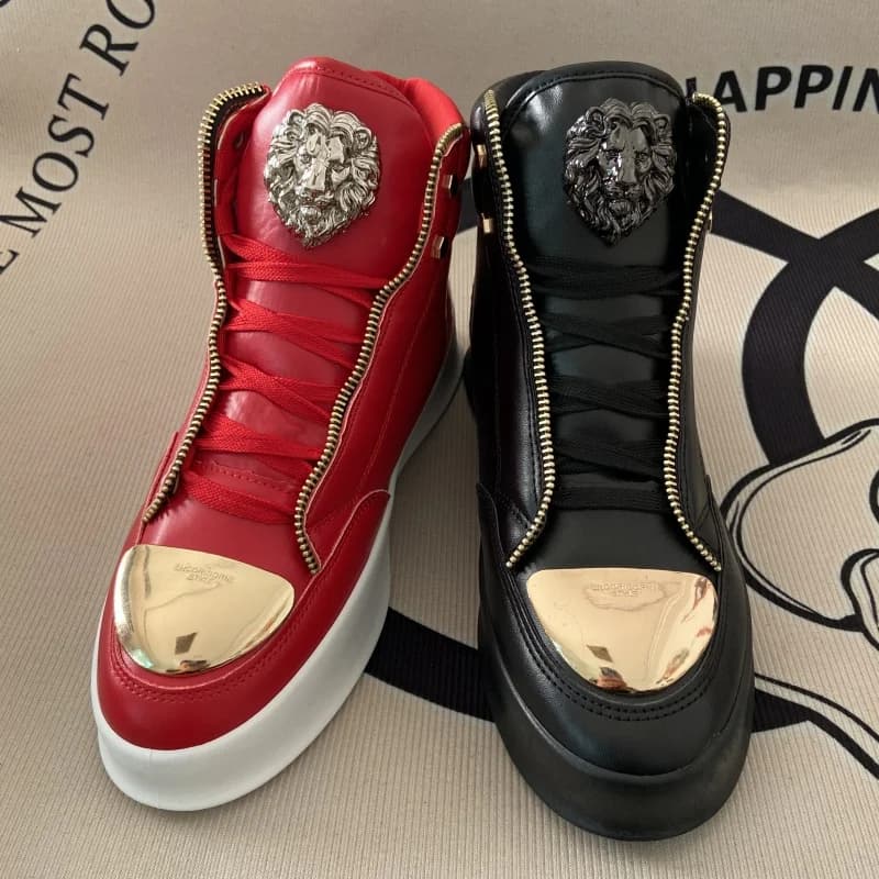 Original brand shoes Lion Head for men sneakers casual luxury shoes signed herren men's running shoes men's sneakers boots