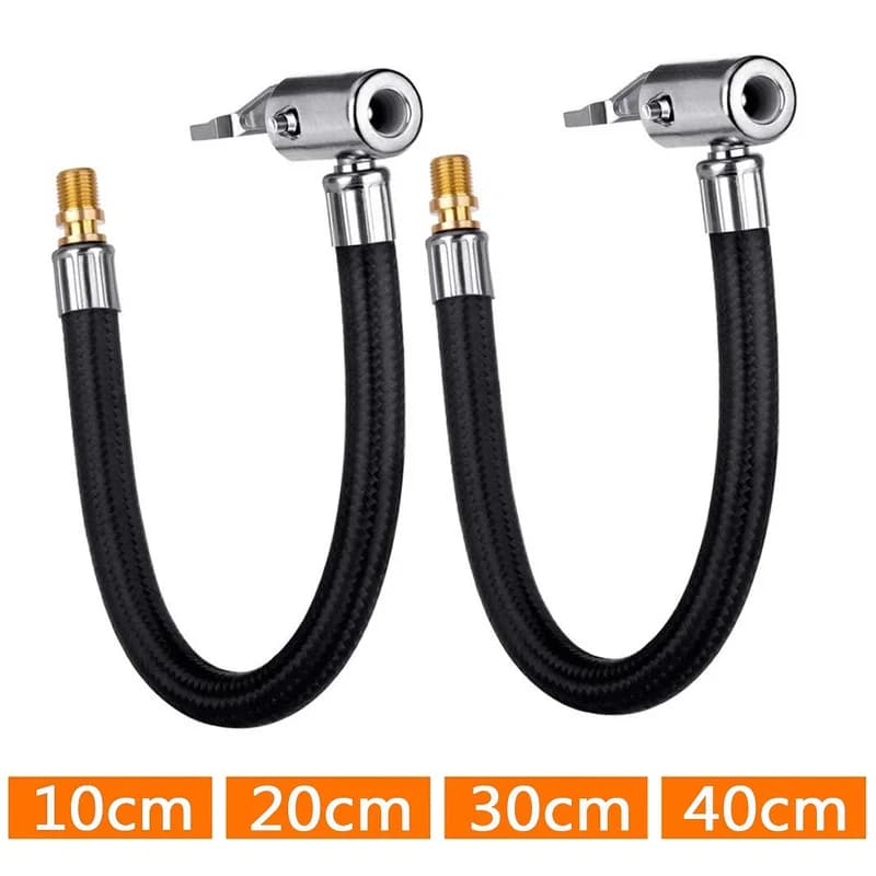 Tubo della pompa di gonfiaggio dell'adattatore del tubo di prolunga del gonfiatore dell'aria della gomma dell'automobile per il tubo della filettatura della valvola del pneumatico del connettore del tubo della bici del motociclo