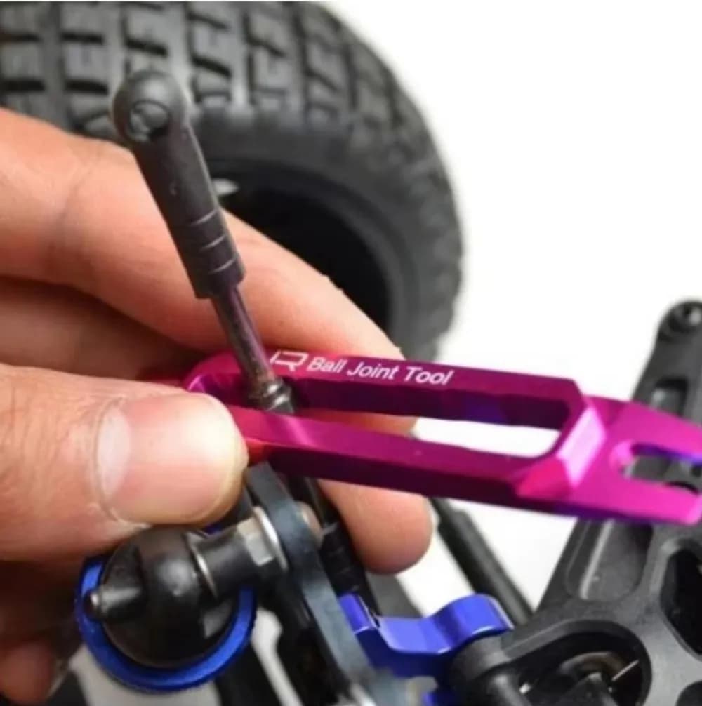 1 pz. Attrezzo in alluminio per la rimozione delle snodi sferici e l'aggiustamento delle tiranti per Traxxas TRX4 Axial SCX10 4 4.8 5 5.8 6mm - Ricambi per auto RC