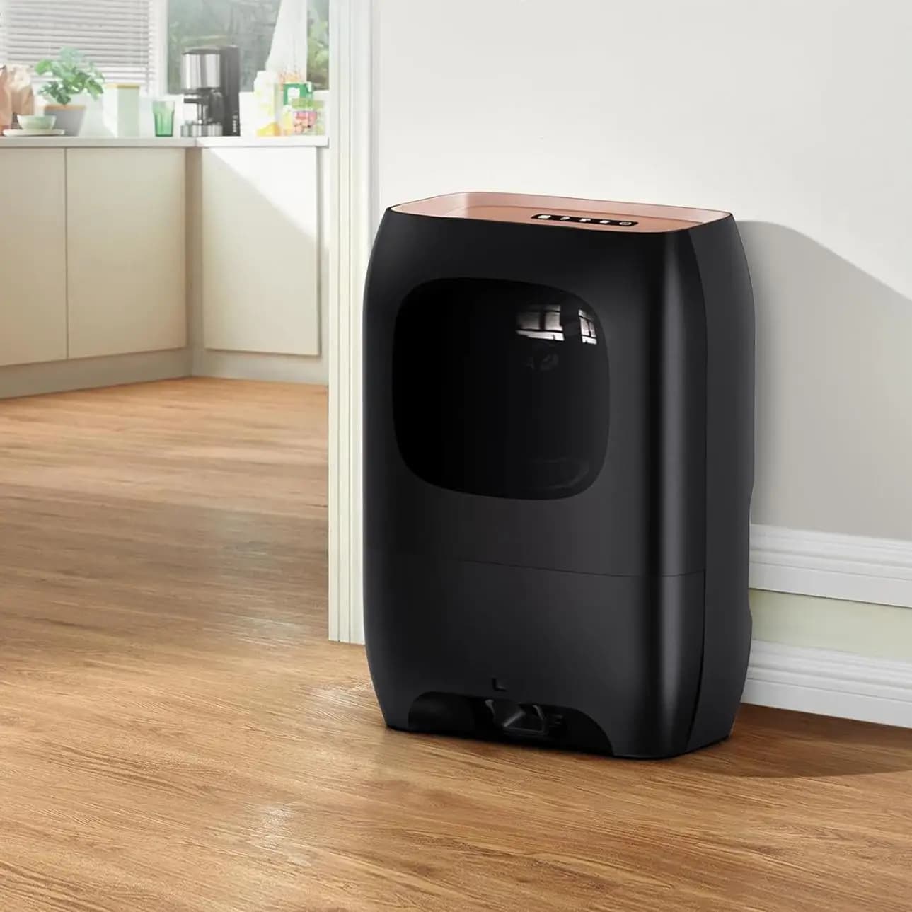 Aspirapolvere Senza Contatto 2-in-1 con Purificatore d'Aria HEPA, Aspirapolvere a Bidone con Sensori Automatici 700W