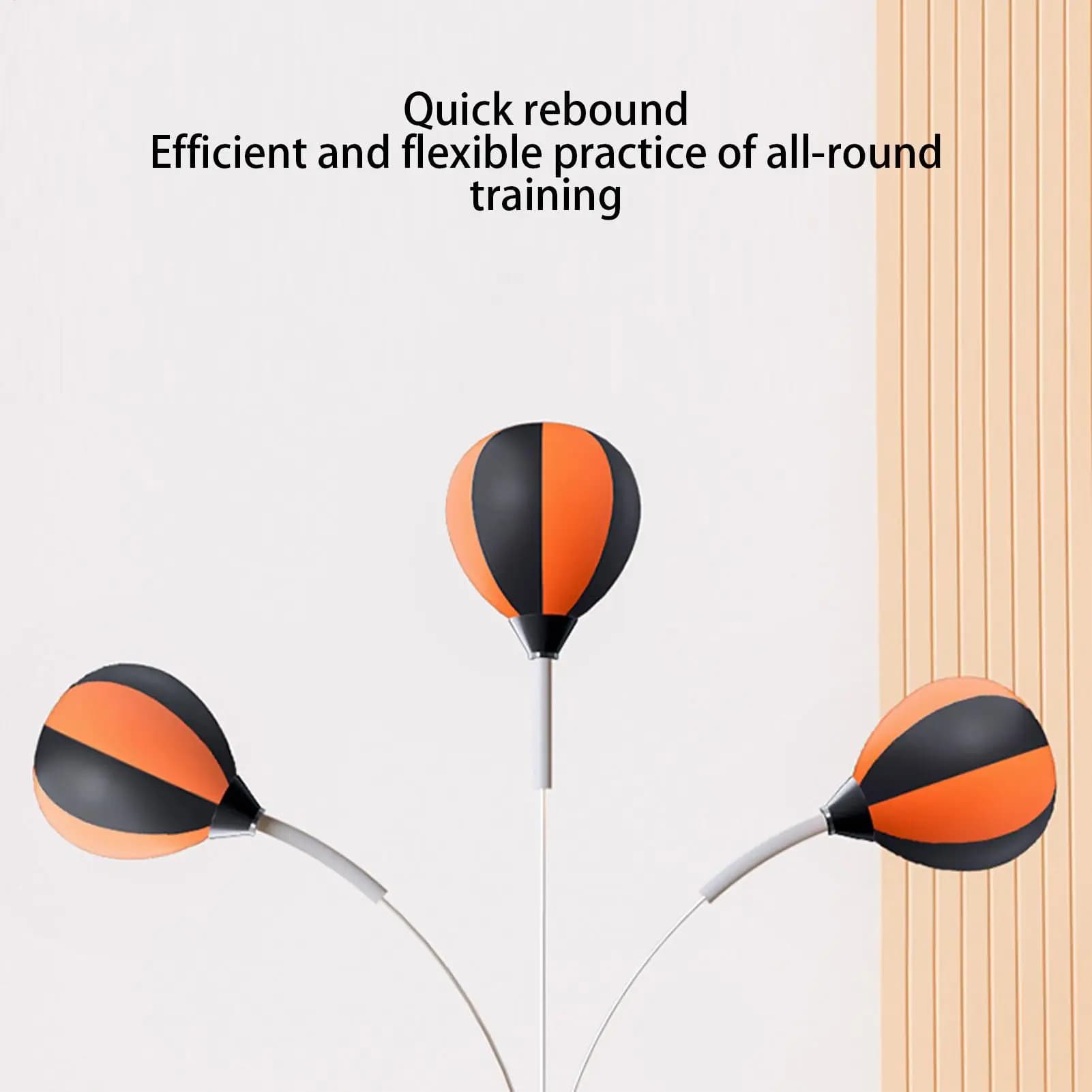 Boxing bag Set of poles for height adjustable boxing reflexes Boxing equipment for boxing, anti-stress and fitness training