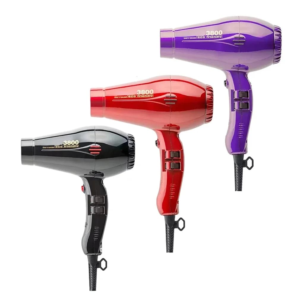 Household 2100W High-Power Hair Dryer with Negative Ions Hot & Cold Air High Airflow 3-Speed Adjustment Parlux 3800