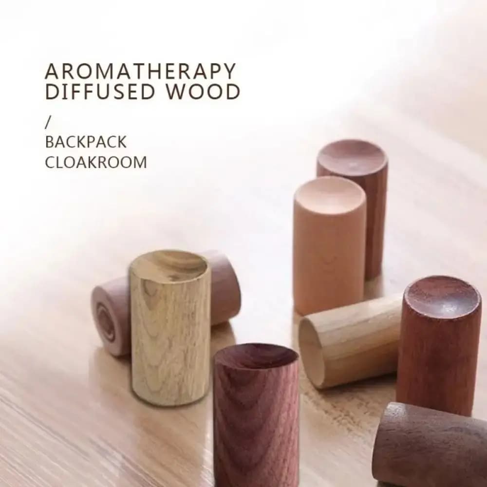 Diffusore di olio essenziale in legno durevole sonno rinfrescante legno profumato espanso floreale di lunga durata ornamenti in legno lentamente Volatile