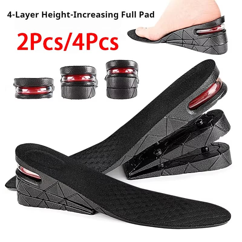 1 pair of models for sole feet for height increase 3/5/7/9 cm soles for variable height shoes sports insole cushioning with air