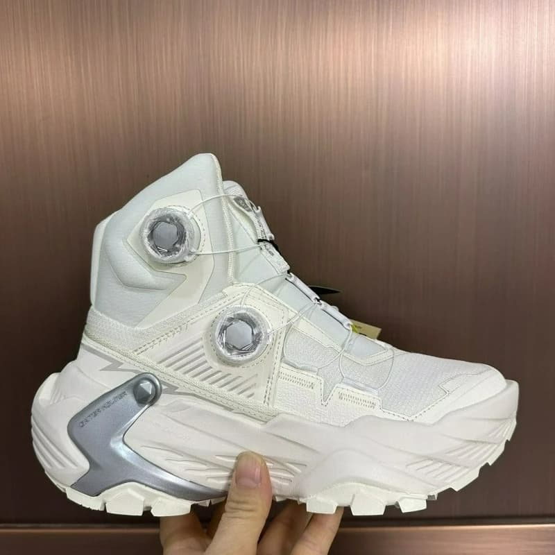 Scarpe da Trekking Invernali 2026 per Uomo e Donna, Nere e Argento, Scarpe da Arrampicata Unisex Antiscivolo in Gomma, Stivali da Outdoor per Coppie
