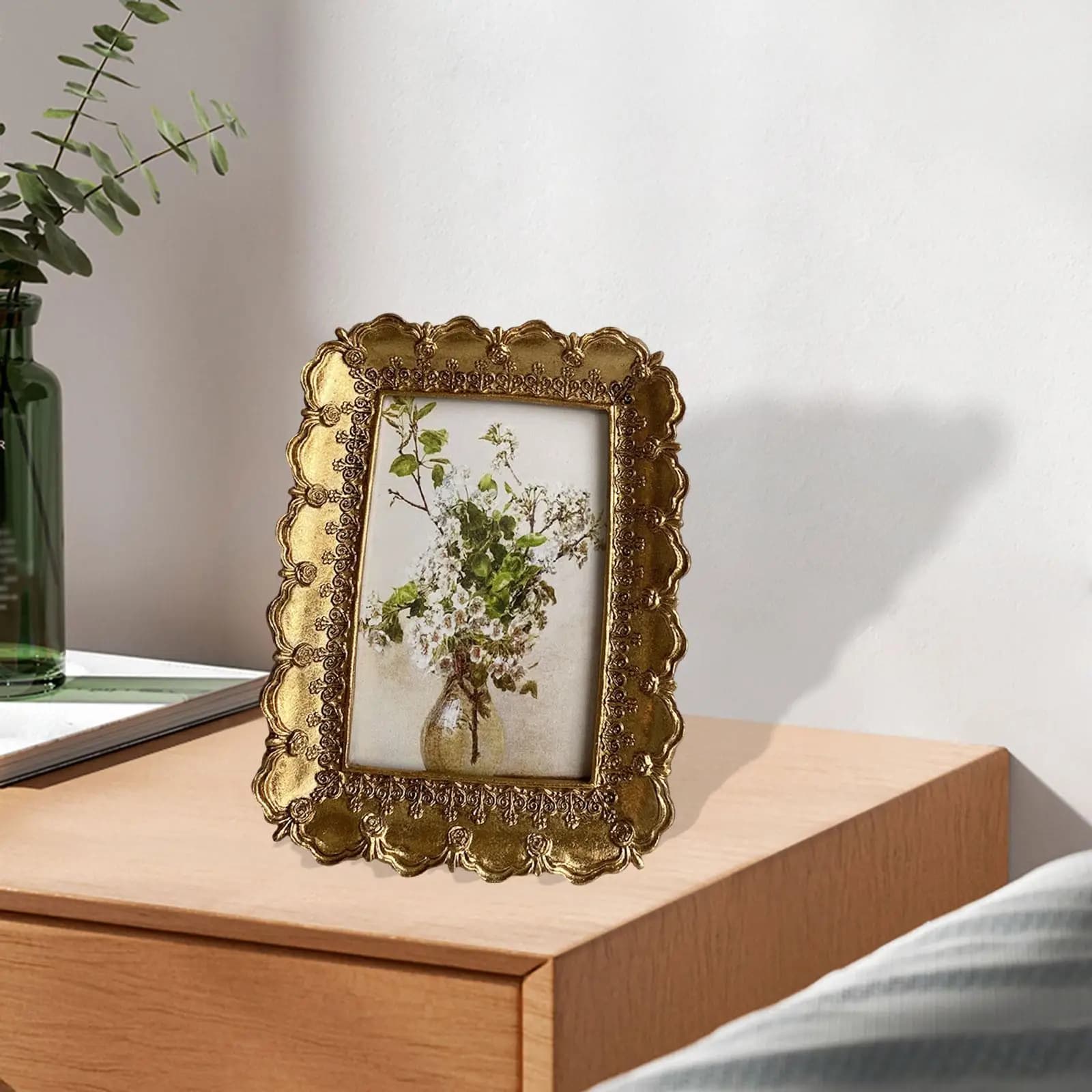 6 Inch Handmade Decoration Old Table Fashion and Wall Display House Decorations for Family Guest Room Birthday