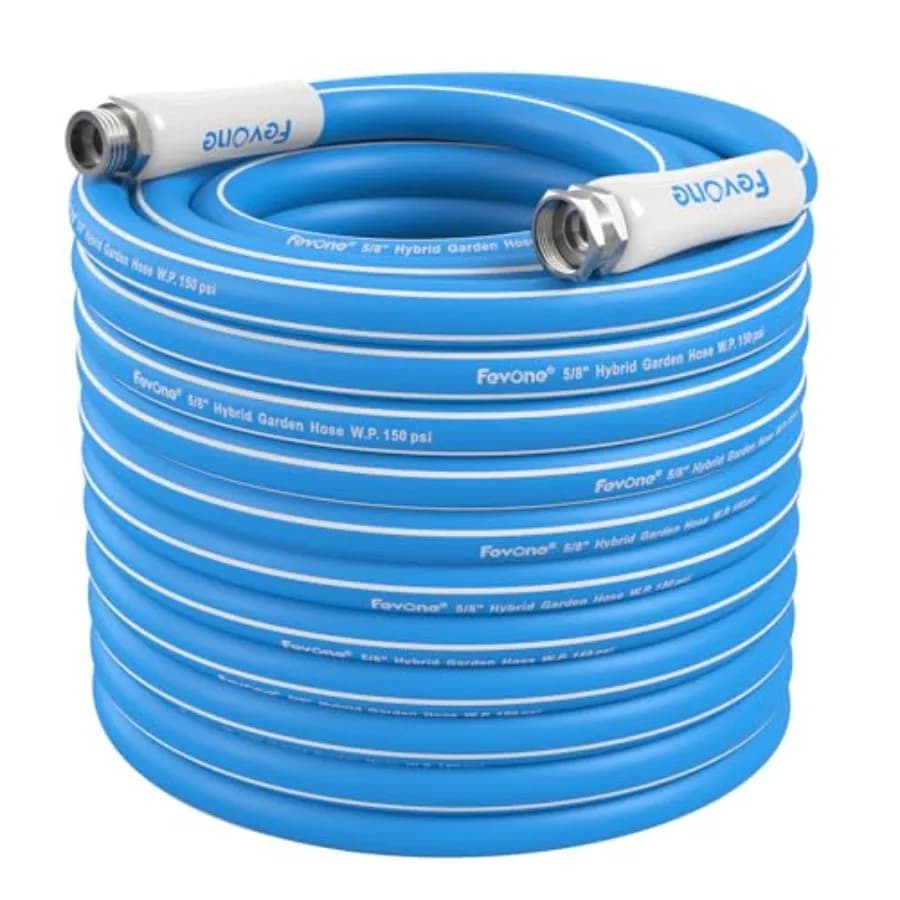 100-foot garden pipe Light and flexible water hose for heavy loads for landscape and outdoor irrigation 5 8 ID Blow pressure 6