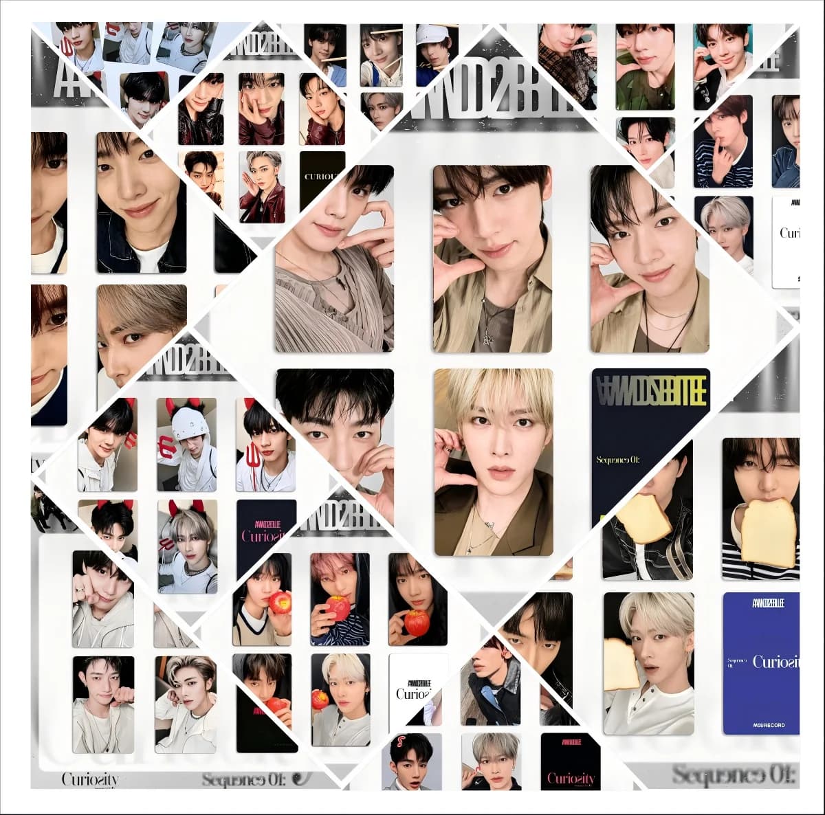 5PCS KPOP New Popular Group AND2BLE New Album Sequence Curiosity Photo Card LOMO Special Offer Card Toy Gift